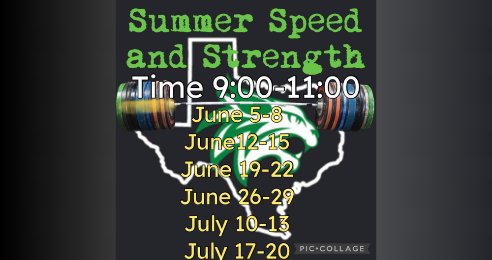 Summer Speed and Strength